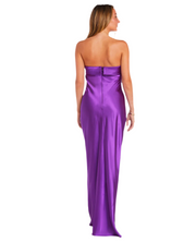 Purple Savvy Satin Dress