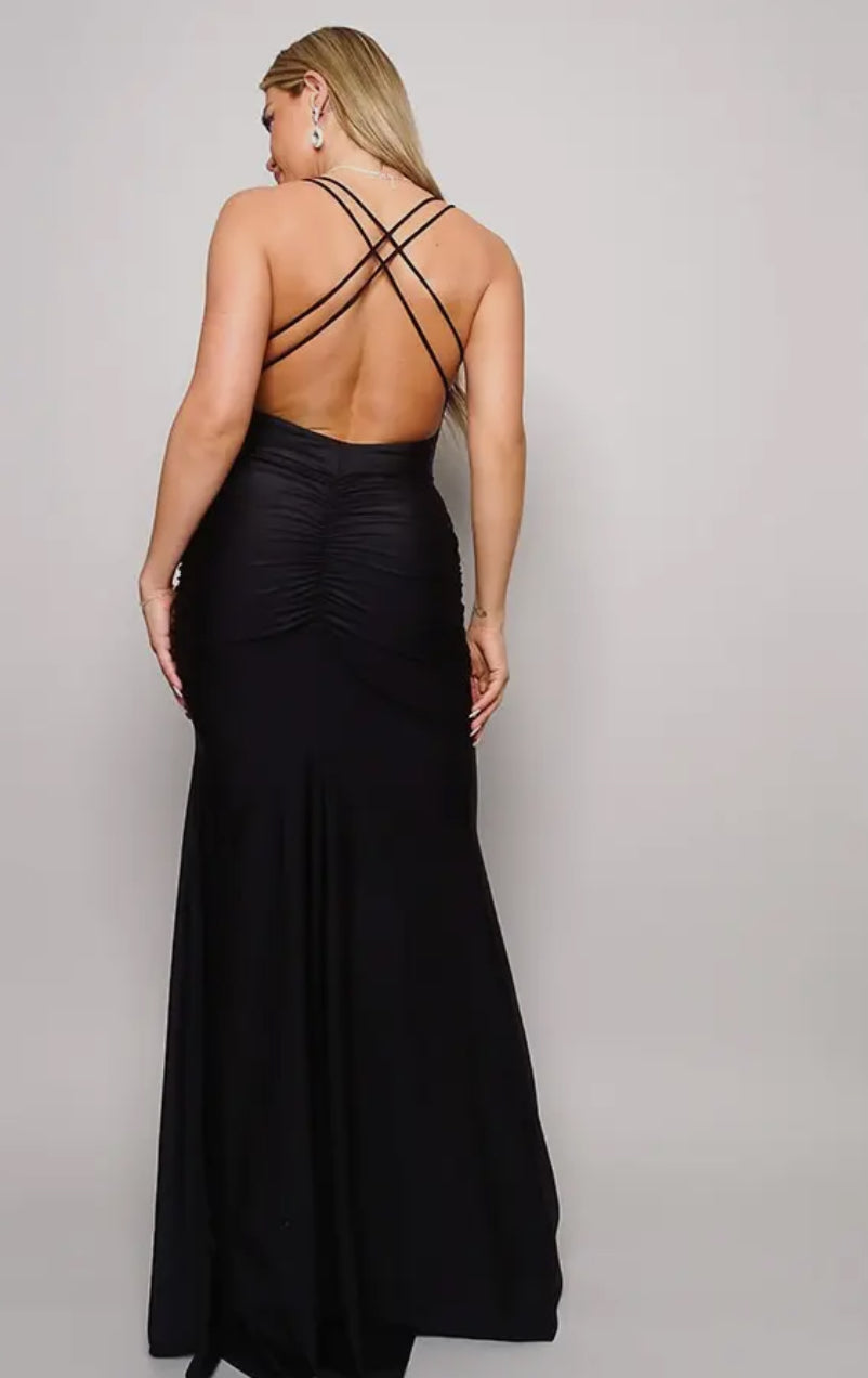 Black-Calling you over Maxi Dress