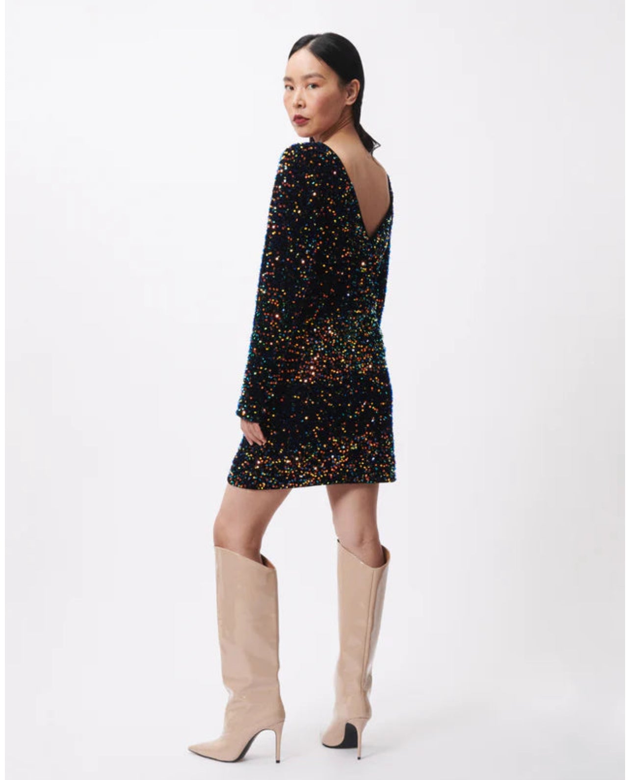 Dijar Sequence Mini Dress – Tabu Knits Boutique