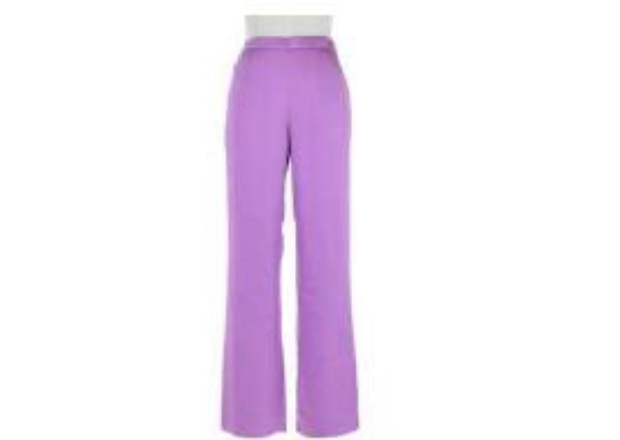 Mindful Mauve Satin Pants